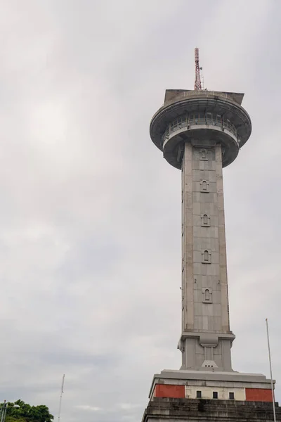 Головна Вежа Великій Мечеті Агун Центральній Яві Коли Час Доби — стокове фото
