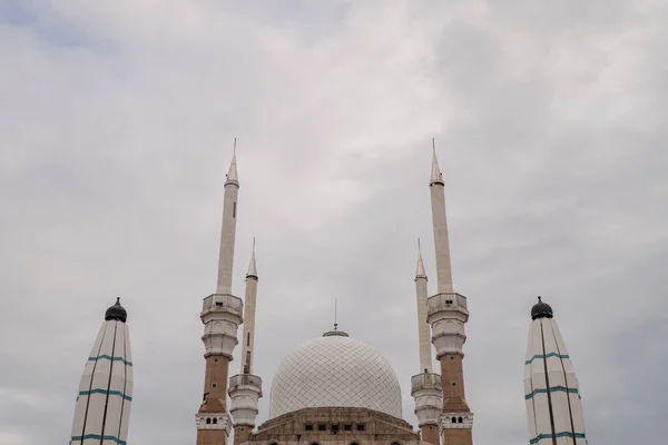 Great Mosque Semarang Central Java Day Time Cloudy Sky Photo — Stock Photo, Image