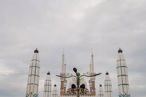 Gran Mezquita Semarang Java Central Cuando Tiempo Del Día Con —  Fotos de Stock