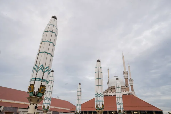 Große Moschee Auf Der Semarang Central Java Wenn Tagsüber Der — Stockfoto
