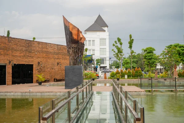 Óváros Design Semarang Épület Múzeummal Fénykép Alkalmas Utazási Cél Háttér — Stock Fotó