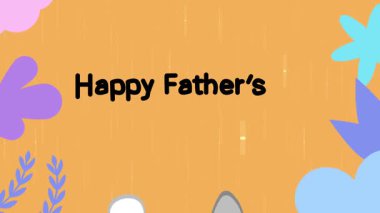 Babalar günü kutlaması. Üvey baba ve oğluyla.