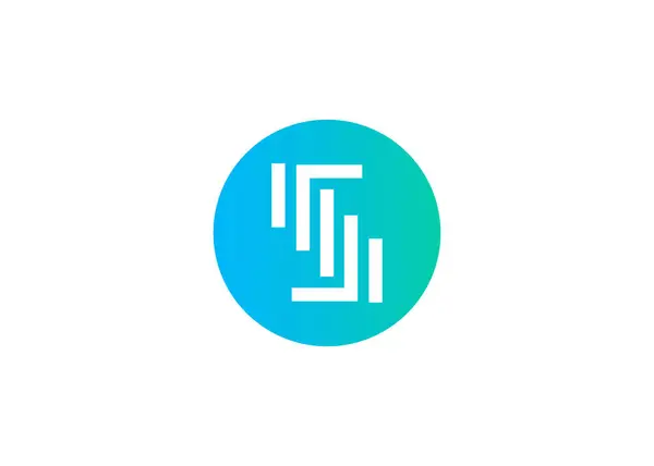 Modern S harfi logo tasarım vektör şablonu