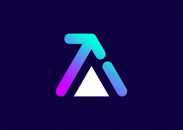 Profesyonel harf A ok logo tasarım vektörü şablonu-01