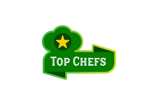 Top Chefs 'in restoran logo tasarım şablonu