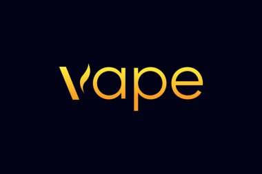 Vape logo tasarım şablonu