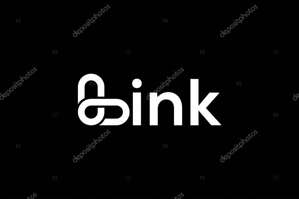 Trendy Professional letter l link logo design vector template