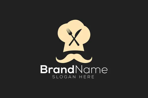 Catering şirketi logo tasarım vektör şablonu
