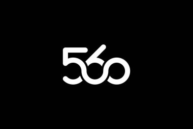 Sonsuzluk 560 ve üç sonsuz simge logo tasarım şablonu