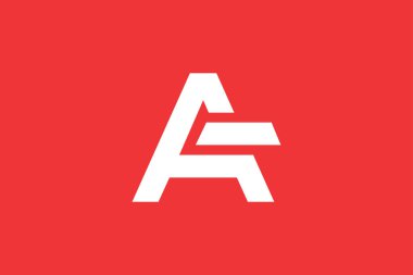 A harfi modaya uygun vektör logosu tasarımı