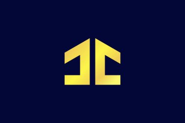 Harf JC Ok Logo Tasarımı Şablonu