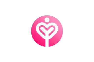 Love Care Logo Tasarım Şablonu