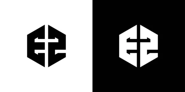 Harf EZ Çokgen Minimum Logo Tasarımı