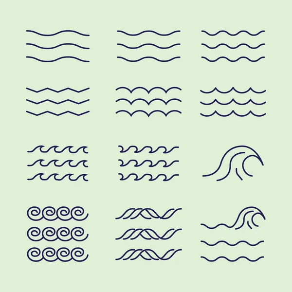 Векторная Иллюстрация Логотипа Водохранилища Дизайн Комплекта Комплектов — стоковый вектор