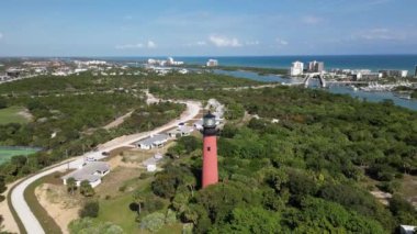 The Jupiter lighthouse is a historic beacon located in the charming coastal town of Jupiter, Florida. Built in 1860, it has stood the test of time and continues to guide ships and boats safely through the waters off the Florida.