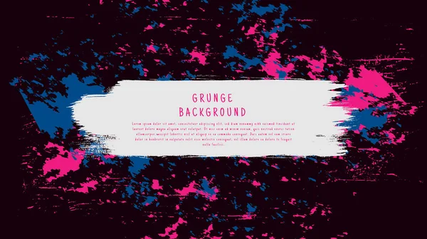 Abstract Pink Blue Grunge Texture Black Background Good Use Banner lizenzfreie Stockvektoren