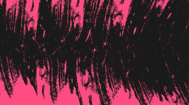Abstract Pink Grunge Texture In Black Background