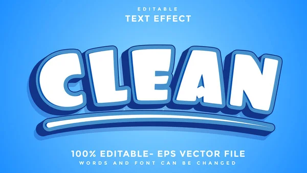 Asgari 3d Sözcük Temizleme Metin Efekti Tasarım, Efekt Grafik Biçiminde Kaydedildi