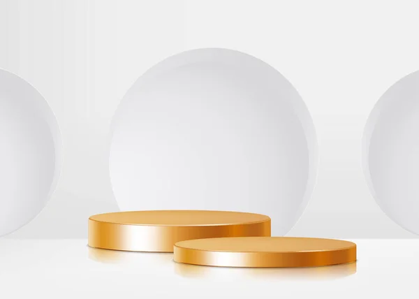 3d background products display podium scene with geometric platform stand to show cosmetic products. Stage showcase on pedestal display studio