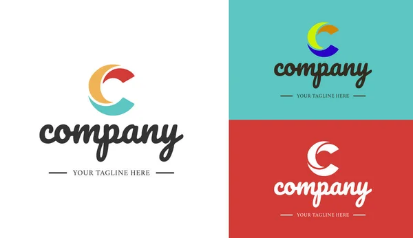 Элемент Векторного Дизайна Логотипа Современной Компании Логотипа Вашей Компании Элемент — стоковый вектор