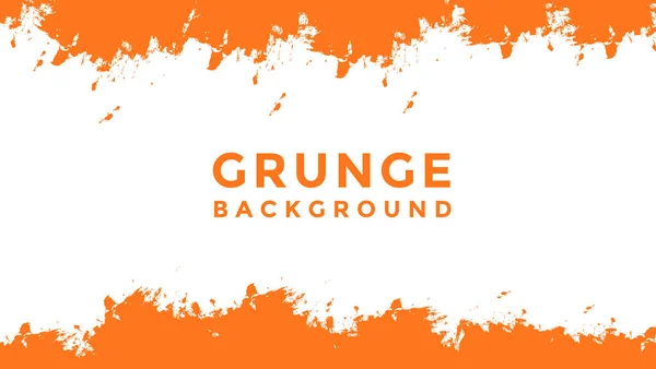 Abstrakte Orange Grunge Textur Mit Weißem Hintergrund Für Banner Oder — Stockvektor