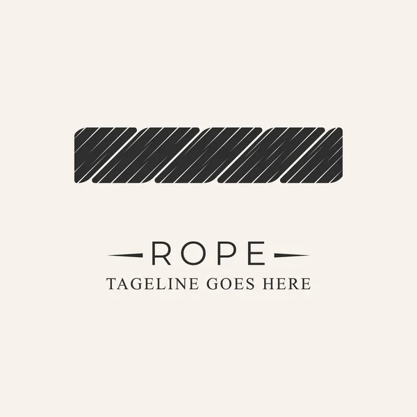 ip hattı sanat logosu tasarım vektör çizimi