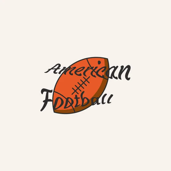 Futebol Americano Shirt Design Arte Vetorial —  Vetores de Stock
