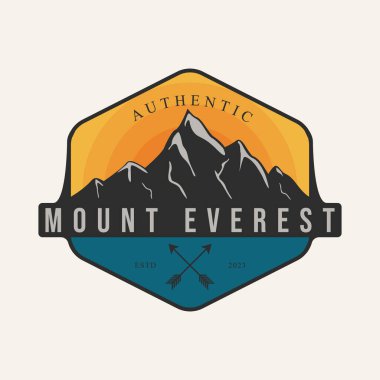 Everest otantik logo vektör tasarımını bağla.