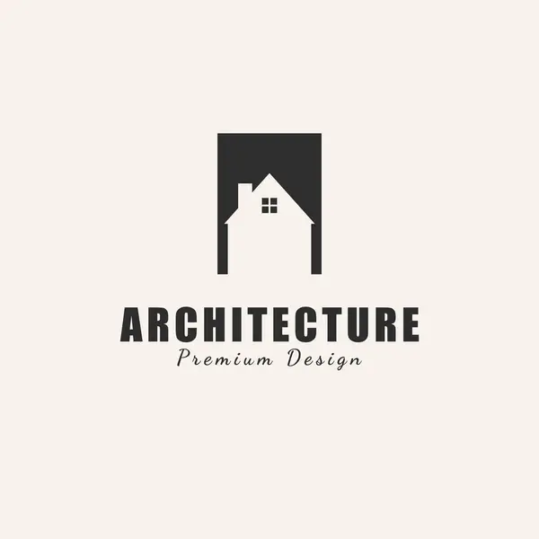 mimari tasarım sanat logo vektör illüstrasyonu
