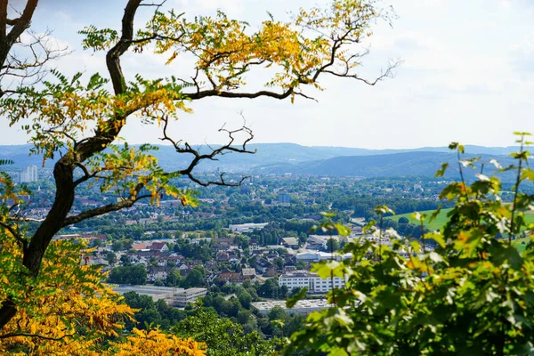 View Ruhr Area Ruhr Steep Slopes Hohensyburg Hagen Landscape Ruhr — Stock Photo, Image