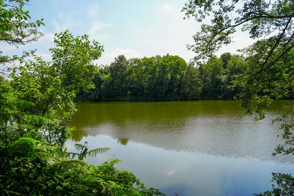 stock image Gehrenbach reservoir near Schwerte. Nature around the lake.