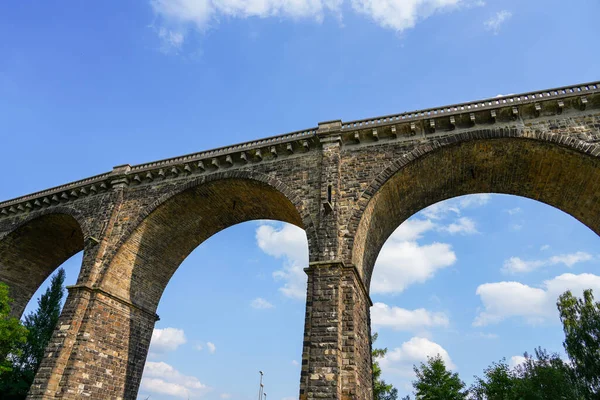 stock image Ruhr Viaduct near Herdecke. A historic bridge in the Ruhr area.