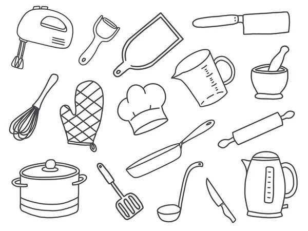 Illustration Items Kitchen Cooking Utensils Cooking Accessories — Stock Photo, Image