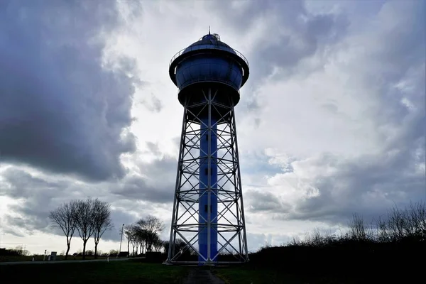 Torre Água Ahlen Construção Aço Marco Cidade Ahlen — Fotografia de Stock