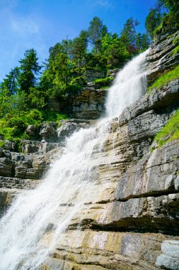 Tyrol, Avusturya 'da Haselgehr şelalesi.