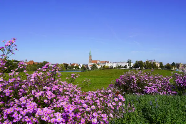 stock image View of the city of Schwerin.