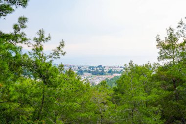 Kemer ve Taurus Dağları 'nın manzarası. Türkiye 'de manzara.