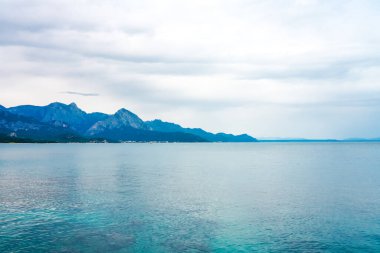 Kemer yakınlarında Akdeniz. Türkiye 'de manzara.