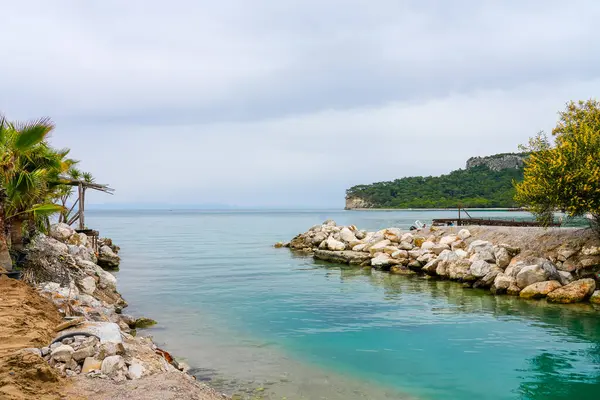 Μεσόγειος Θάλασσα Κοντά Kemer Τοπίο Στην Τουρκία — Φωτογραφία Αρχείου