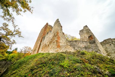 Kara Orman 'da Waldkirch yakınlarında eski kale Kastelburg' u harabeye çevirdi..