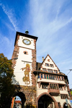 Freiburg im Breisgau 'da geleneksel mimari.