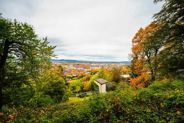 Freiburg Breisgau景观及其周围景观 免版税图库照片