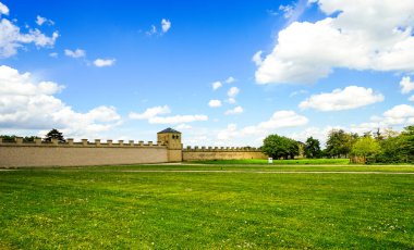 Xanten Arkeoloji Parkı 'nın açık hava manzarası.