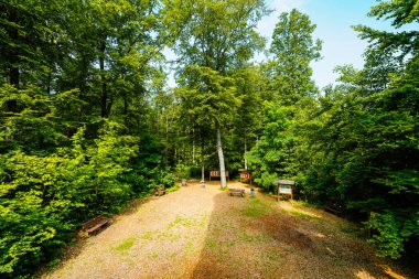 Kulmbach yakınlarındaki Rehbergde manzaranın görüntüsü..