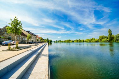 Kitzingen 'deki ana ve çevre manzarası.