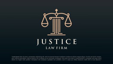 Sembol Hukuk Firması, Hukuk Bürosu, Avukat Hizmetleri, Lüks arma, Vektör logosu tasarımı.
