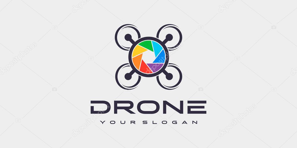 Drone Logo Design Template