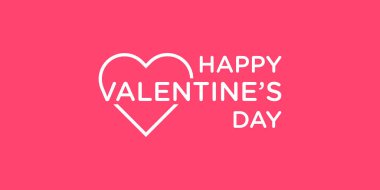 Sevgililer Günü Çizgisi Harf Arkaplanı