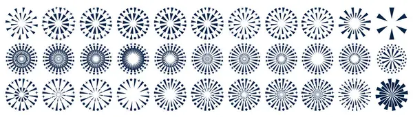 Yaratıcı havai fişek dizayn vektörleri, havai fişek süsleme renkli tasarım vektörü.