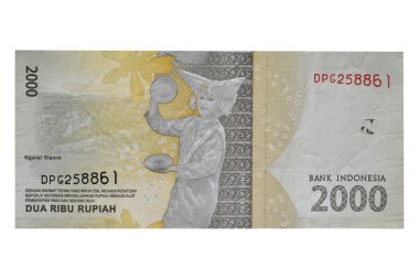 Ngarai Sianok Portrait from Indonesian 2000 Rupiah 2016 Banknotes. IDR 2.000